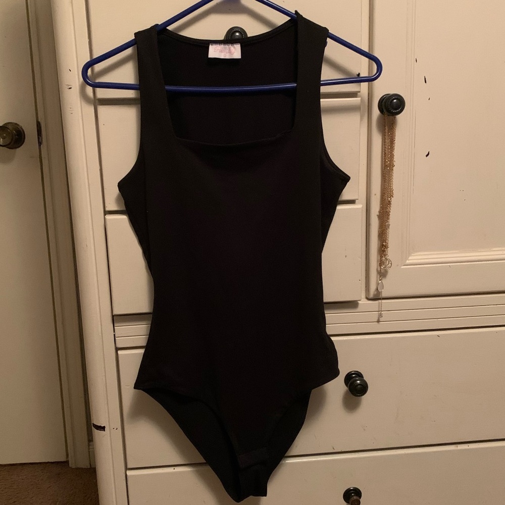 Pink Lily- Everlasting Hope Black Bodysuit - Picture 8 of 14